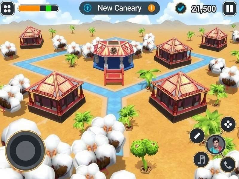 Cotton Market Leader India Game Screenshot
